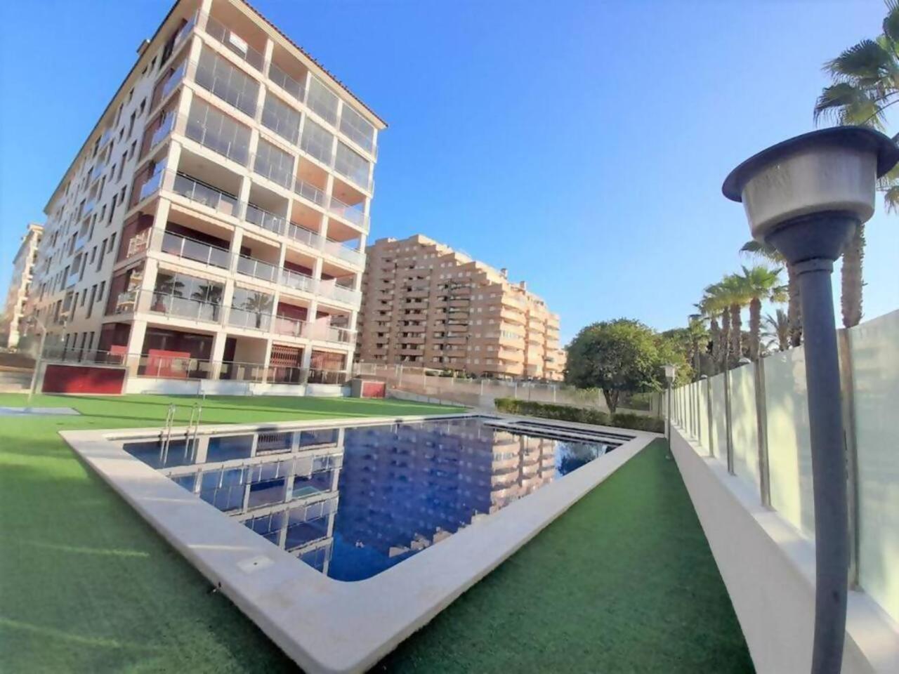Ayf Espectacular Terraza En 1ª Linea De Playa Daire Oropesa del Mar Dış mekan fotoğraf