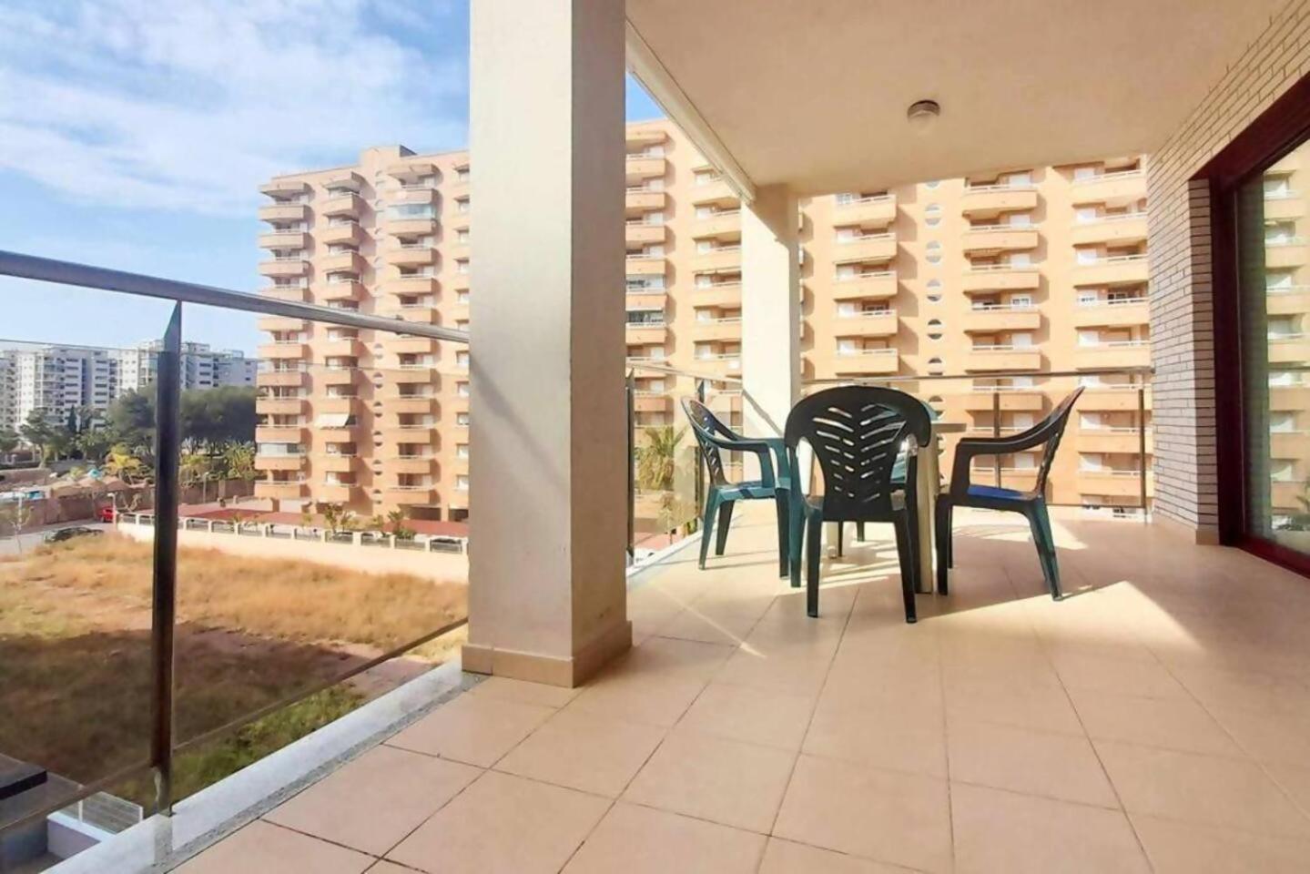 Ayf Espectacular Terraza En 1ª Linea De Playa Daire Oropesa del Mar Dış mekan fotoğraf